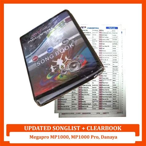 MEGAPRO SONGLIST FOR MP1000/ MP1000PRO/ DANAYA .